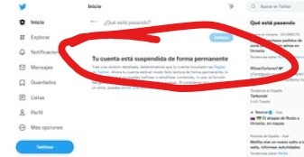 cartel de Twitter en la primera cuenta de caixabankia.com